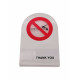 Απαγορεύεται το Κάπνισμα - Επιτραπέζιο σταντ Plexiglass   - 7cm X 10,5cm